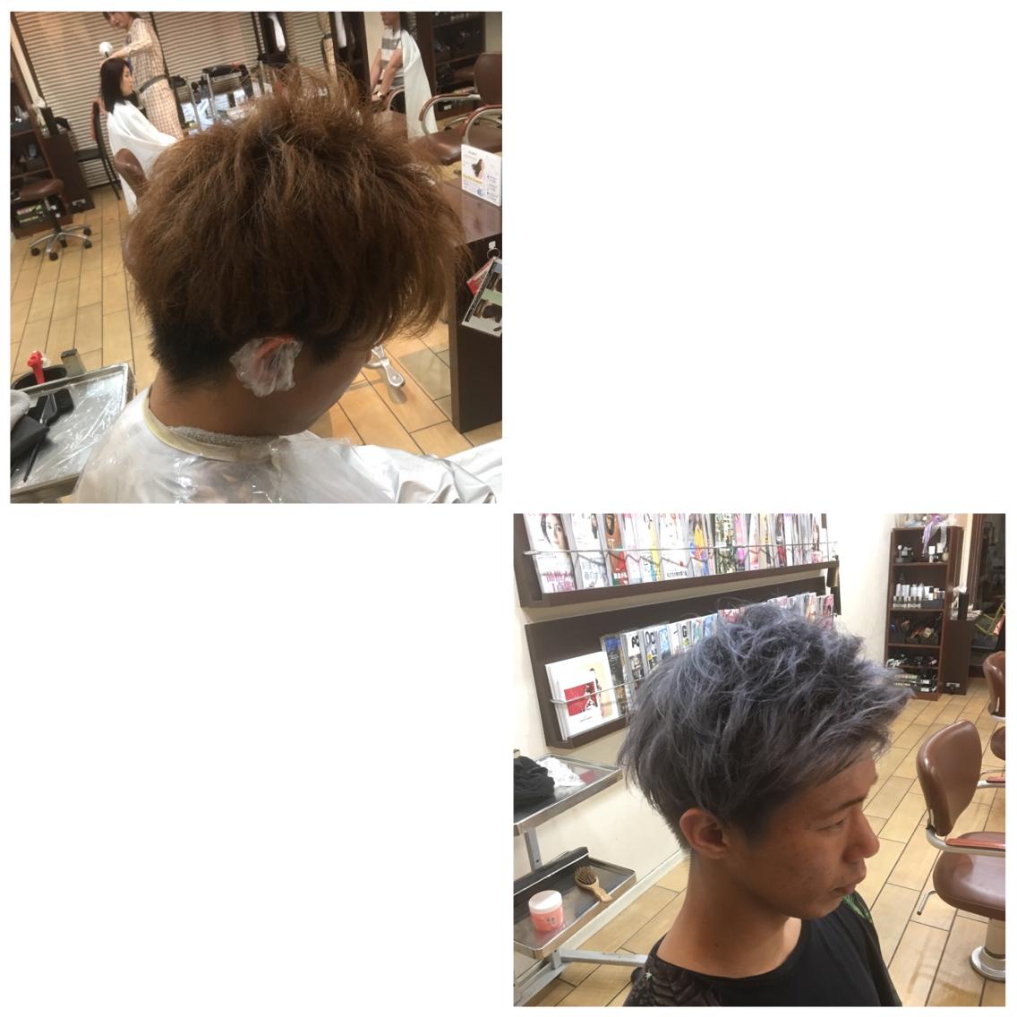 現代の髪型 ロイヤリティフリーシルバー アッシュ 染め 方