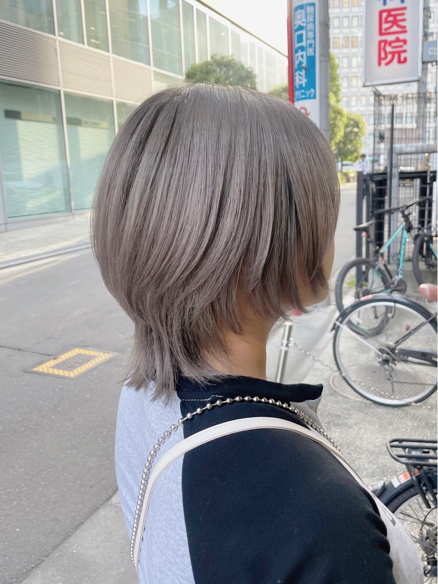 グラデーションシルバーミンク　ショートジレ XL1622 | ラインアート シャルマン 10th セレブレーション