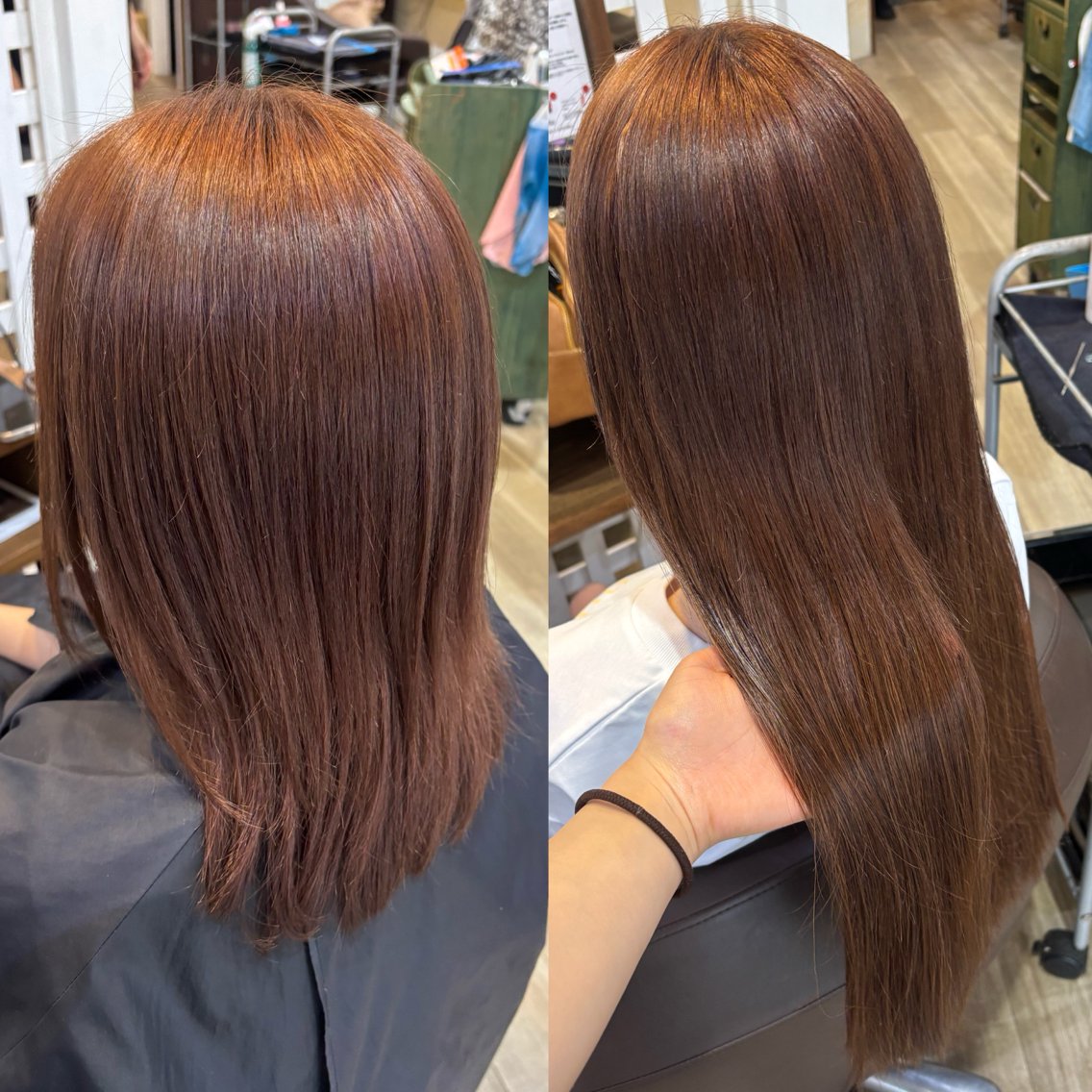 3番を70本 GAを4本 　シールエクステ　ブラウン系カラー ダークブラウン 茶色 G-4 ] シール エクステ 人毛 ロング ヘアエクステ