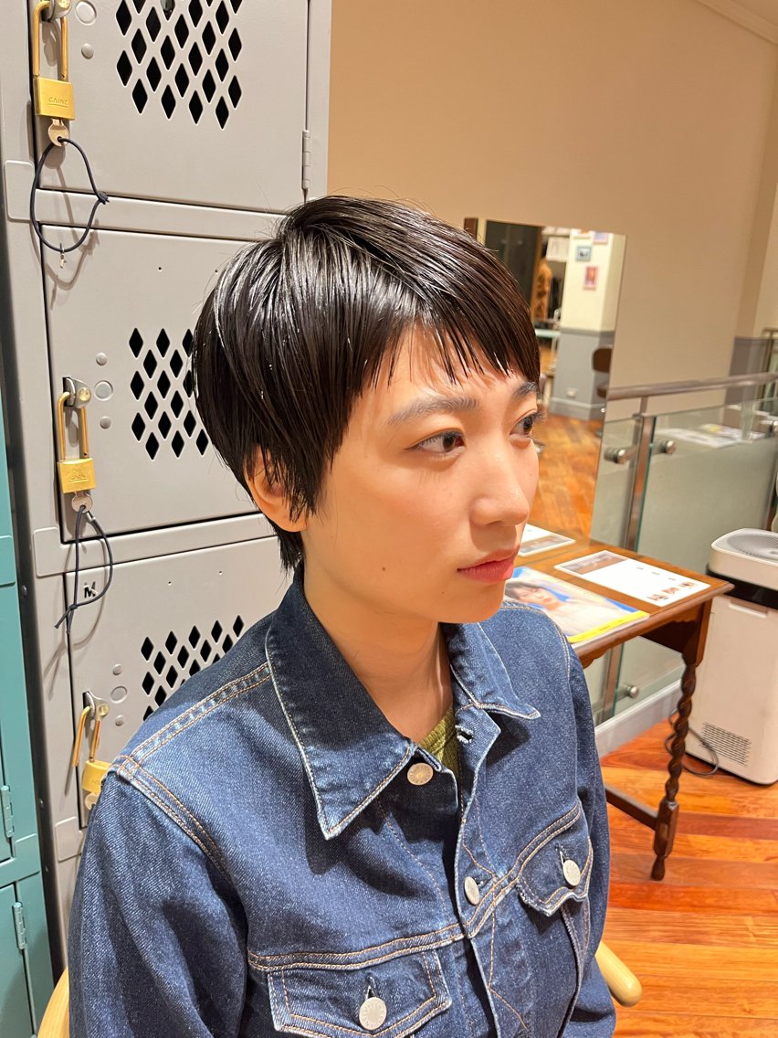 50 代 ベリー ショート ヘア