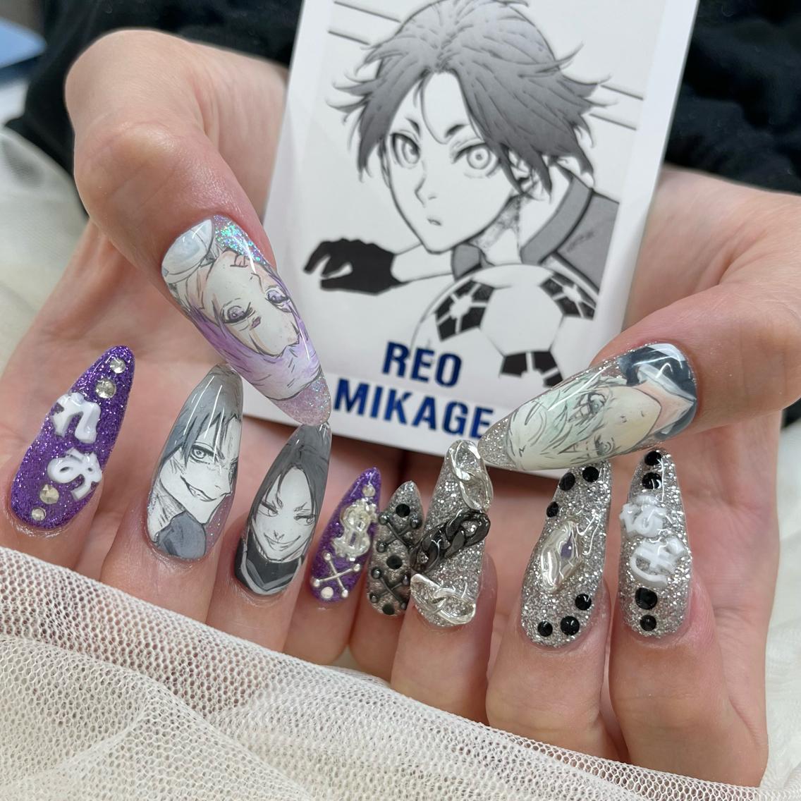 プレインシート　痛ネイル プレインシート 有料パーツあり｜池袋痛ネイル Nok. 渡辺の