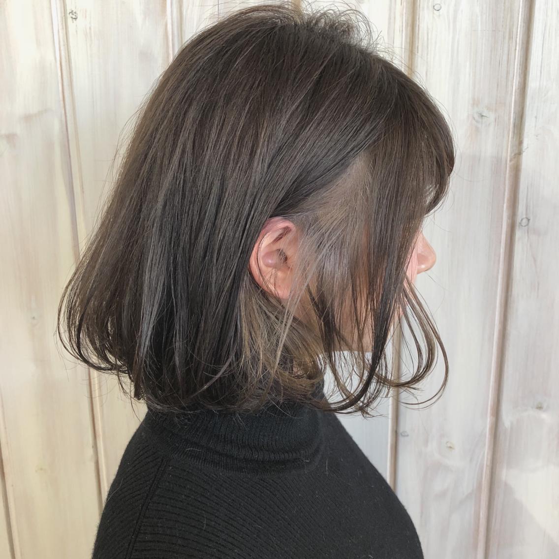 インナーカラー 21年春人気のヘアカラー 髪色カタログ 34ページ目 ミニモ