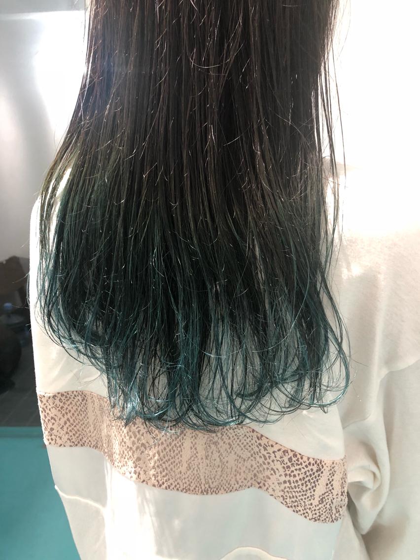 ロイヤリティフリー黒髪 毛先 カラー ミディアム 最高のヘアスタイルのアイデア