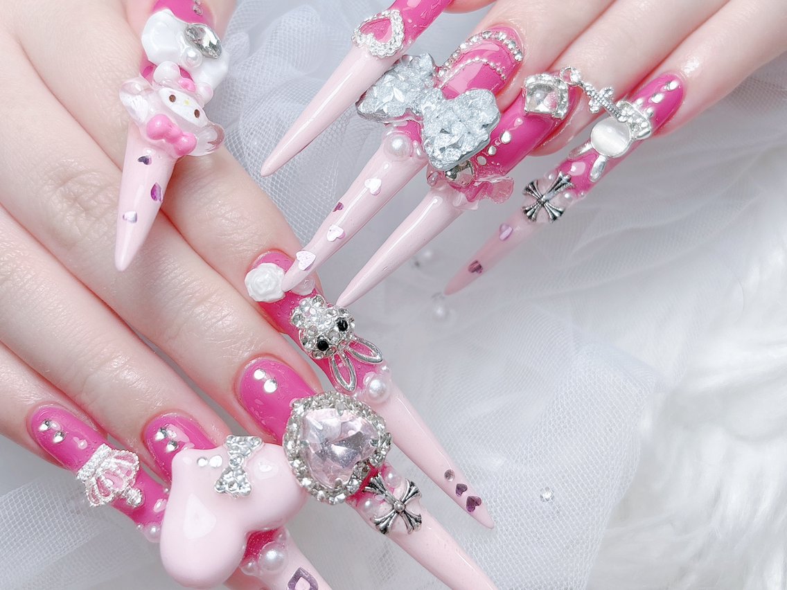 MoMoA Nail ネイル長さ出し専門店(Momoa nail salon所属)のネイル