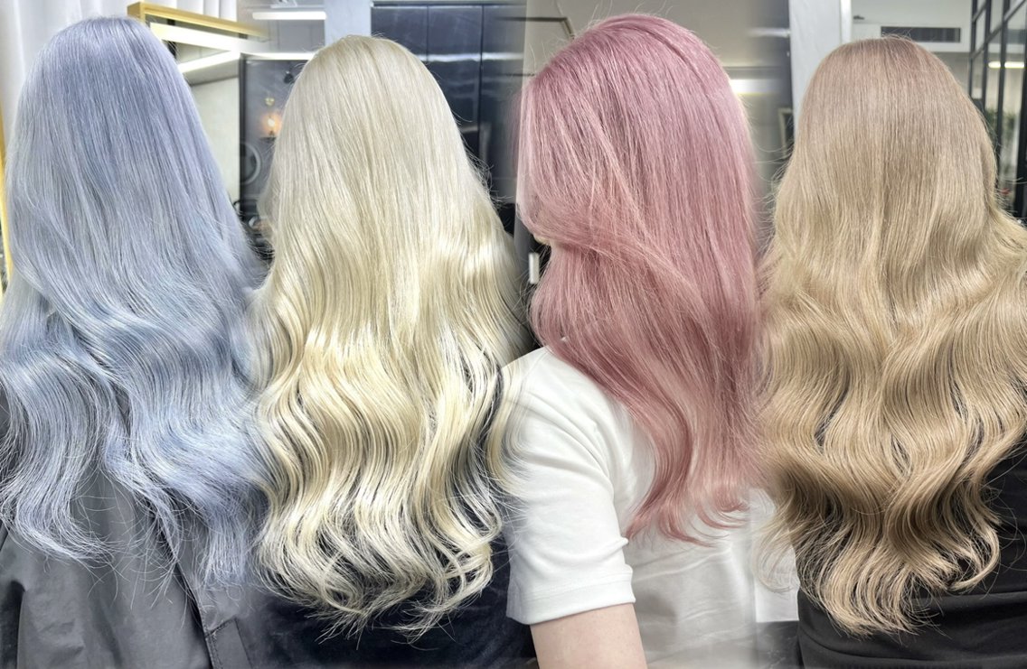 シールエクステ特化 ハイトーン、NANA(Ria OSAKA所属)の美容院