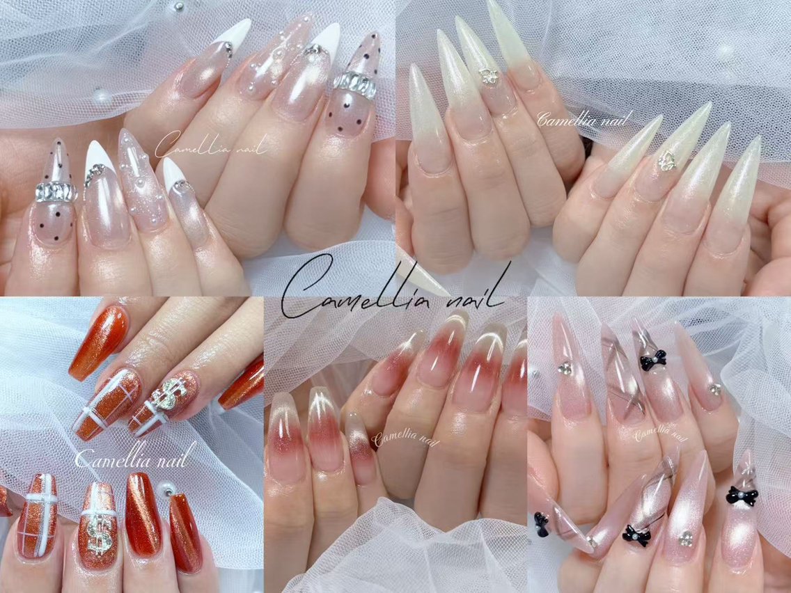 momoka デザイン長さだしのプロフィール・予約(Camellia nail) - ミニモ