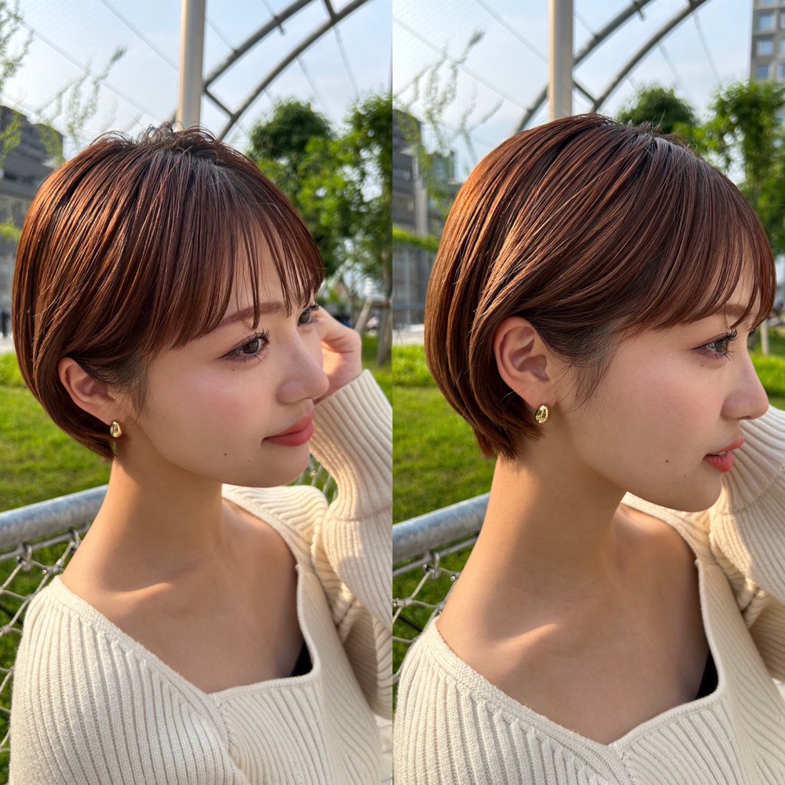 ヘアスタイル・髪型カタログ「#ショート #ショートボブ #小顔 #ボブ