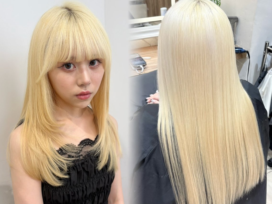 ハイトーンカラー シールエクステのプロフィール・予約(HAUS.+kenje