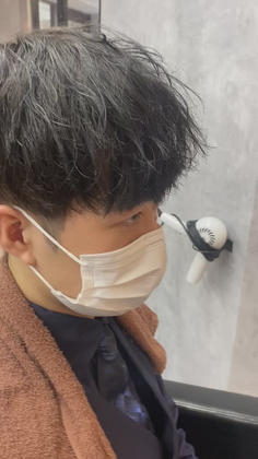 緩いツイストスパイラルパーマ風にアイロンでヘアセットさせて頂きました メンズ メンズサロン メンズサロンandy所属 難波メンズサロン 中川誠也のヘアカタログ ミニモ