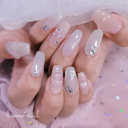 韓国ネイル٩ ๑ ᴗ ๑ ۶ Boooo Nail所属 三島 千歩のネイルデザイン ミニモ