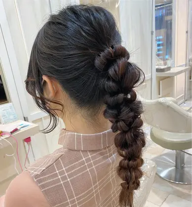 ポニーテール 22年秋人気のポニーテールのヘアアレンジ 髪型カタログ 9ページ目 ミニモ
