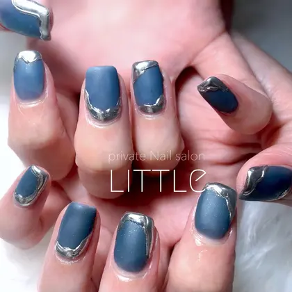 青色 21年秋人気の青色 ブルー のネイルデザイン ネイルアートカタログ ミニモ