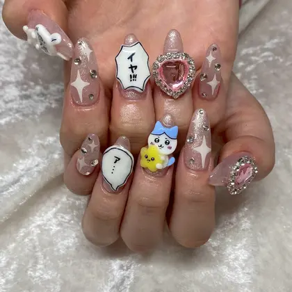 Amazon | Chisafly ネイルパーツ アルファベット イニシャル