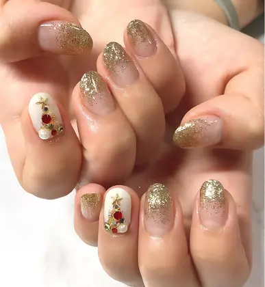 クリスマス 21年春人気のネイルデザイン ネイルアートカタログ 35ページ目 ミニモ