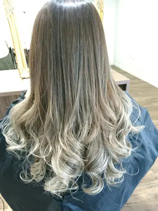 グラデーションカラー 21年夏人気のグラデーションカラーのヘアカラー 髪色カタログ 4ページ目 ミニモ