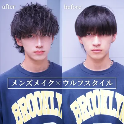 メンズのウルフスタイル ツイストスパイラル Garland所属 メンズ美容師 村越 匡徒のヘアカタログ ミニモ