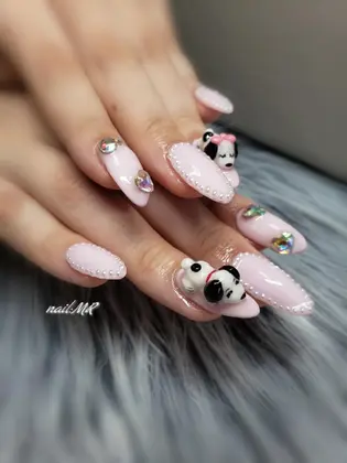 スヌーピーネイル 3dネイル キャラネイル 3d別途料金 Nail Salon Coco所属 Nail Salon Coco 溝の口駅 のネイル デザイン ミニモ