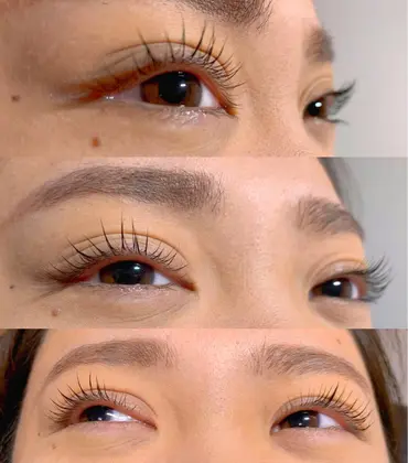 根元から直角に上げるタイプのまつ毛パーマです Eyelash Salon Infini所属 Infini 天王寺店のマツエクデザイン ミニモ