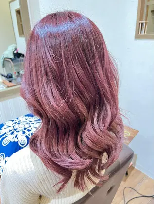 ピンクパープル】2026年夏人気のピンクパープルのヘアカラー・髪型