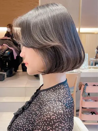 韓国風ボブ 大人女性の色気を引き出すlayer Cut 上品なb Afloat Leino所属 韓国風くびれ ヘア中村優大のヘアカタログ ミニモ