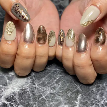 自爪 ジェルネイルやり放題 5000円 M Nails所属 ないとう まなみのネイルデザイン ミニモ