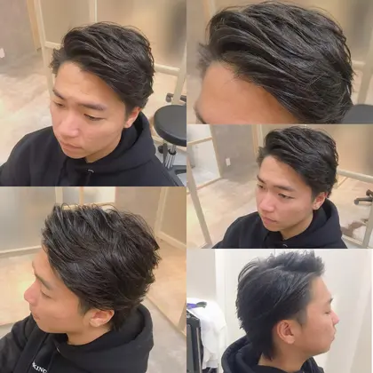 ツーブロック 耳掛けオールバックヘア Emanon 新宿share Salon所属 メンズ特化 Yuya のヘアカタログ ミニモ