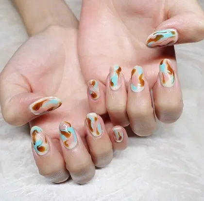 𝚍𝚎𝚜𝚒𝚐𝚗 𝚘𝚗𝚎 瑞江駅 ネイルサロン プライベートネイルサロン 𝚐𝚎𝚖𝚒𝚌𝚔𝚕𝚎 Gemickle Nail所属 近藤 ひとみのネイルデザイン ミニモ