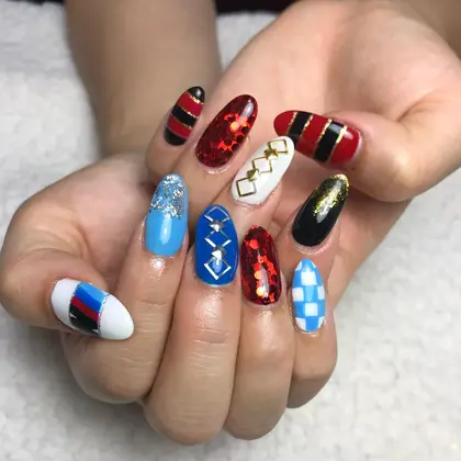 Bmwネイル イベントネイル M Nail所属 M Nailのネイルデザイン ミニモ
