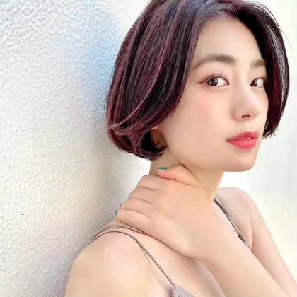 前髪なし タンバルモリ 内巻きボブ ボブ Garden Aoyama所属 高橋 弥生のヘアカタログ ミニモ