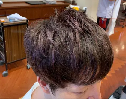 ピンクメッシュ Sky亀戸所属 ダブルカラー ホワイトブリーチのヘアカタログ ミニモ