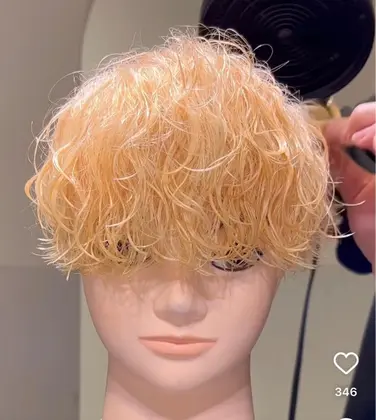 Silq By Lucaの美容室 美容院 美容師情報 メンズパーマ 波巻き 田村輝 ミニモ