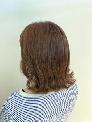 外ハネ ベージュ Ark Hair Dai所属 岡本 あさひのヘアカタログ ミニモ