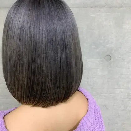 ミントグリーン×焦げ茶メッシュ 2025年夏】ミディアム メッシュの髪型・ヘアアレンジ｜人気順｜6