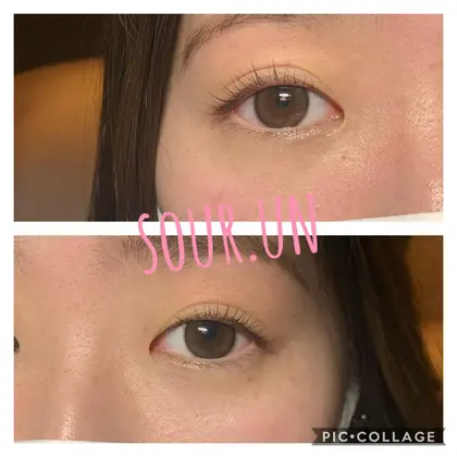 二重 まぶたが薄い方むき自然に立ち上がるので可愛いです Sour Un 京都駅前所属 Sour Un 奥野 ちさとのマツエクデザイン ミニモ