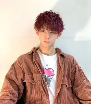 黒赤メッシュ ストリート好きな方には是非オススメ Atoll所属 メンズカット 井藤 雅也のヘアカタログ ミニモ