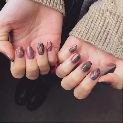 90分やり放題コース マグネットジェル Spice Candy House所属 Y Haruのネイルデザイン ミニモ