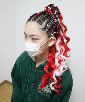 コーンロウブレイズ Brilant所属 Mi Kaのヘアカタログ ミニモ