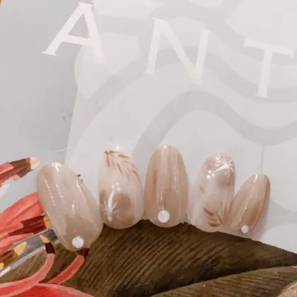 Autumn Hawaii Nails オータムハワイネイル 秋にハワイへいくなら 8月半 プライベートネイルサロン Kanakanail所属 ネイリスト カナカのネイルデザイン ミニモ