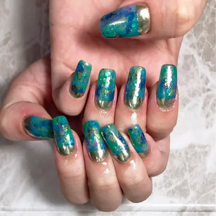 自爪 ジェルネイルやり放題 5000円 M Nails所属 ないとう まなみのネイルデザイン ミニモ