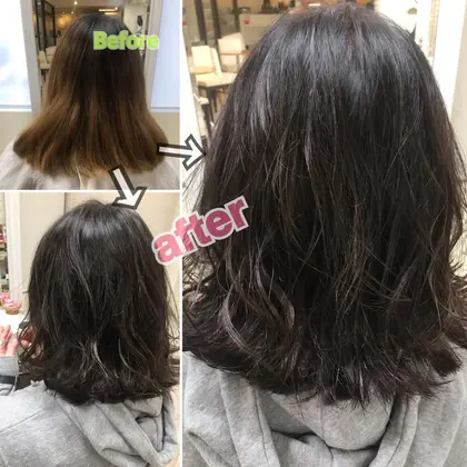 前下がりボブ 21年夏人気の前下がりボブのヘアスタイル 髪型カタログ 43ページ目 ミニモ