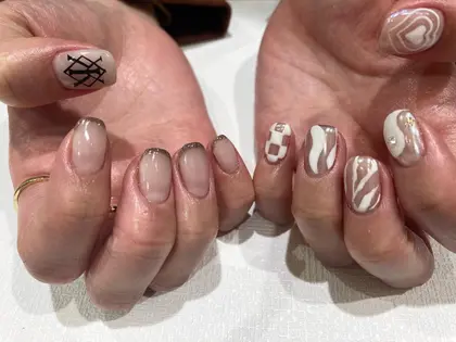 持ち込みデザイン Iconiq 長久手所属 水野 優葉のネイルデザイン ミニモ