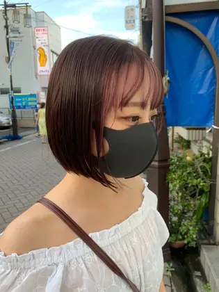 Ash浜田山店の美容室 美容院 スタッフ情報 切りっぱなしボブ 松永瑞樹 ミニモ