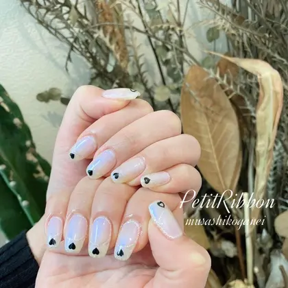 ガラスフレンチ 22年夏人気のガラスフレンチのネイルデザイン ネイルアートカタログ 3ページ目 ミニモ