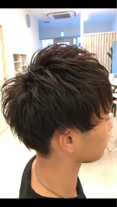 レッドブラウン メンズショート Smile Hair 大泉学園店所属 高野浩平 フェード ツイスト スパイラルのヘアカタログ ミニモ