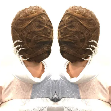 着物ヘア 21年春人気の髪型 ヘアカタログ ミニモ