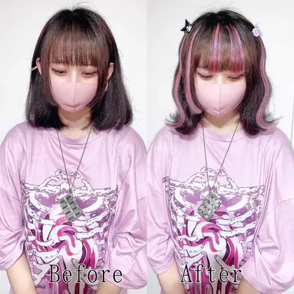 フレッシュで愛らしい印象を与えるピーチピンク ふんわり淡いピンクは男女受けのいいトレンドカラー あるじゃんすー所属 あるじゃんすー 静岡店のヘアカタログ ミニモ