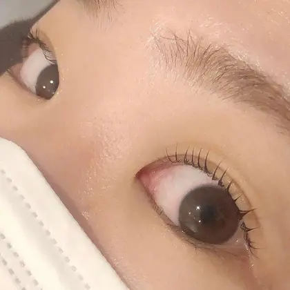 前回はビューラー式をされたそうで 今回初めてロッド式でのパーマでした しあがりに満足いただけて嬉 Jessica吉祥寺所属 Jessica 山下 のマツエクデザイン ミニモ