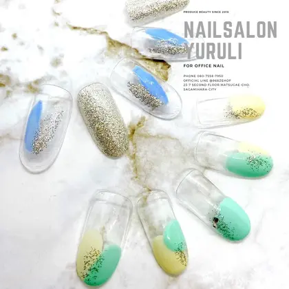 メンズハンドケア ネイルサロン緩り 所属 ネイルサロン 緩り のネイルデザイン ミニモ