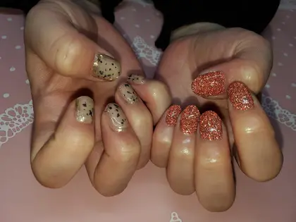 手書き文字ネイル Nail M所属 Nailsalon Mのネイルデザイン ミニモ