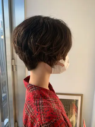 朝のセットも短く メンズパーマスタイル 銀座salon所属 髪質改善 松波 はるかのヘアカタログ ミニモ